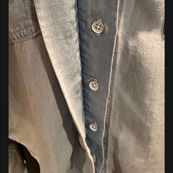 Cloth and Stone Anthology Sz XS Button Shirt split back metal buttons - Picture 10 of 11